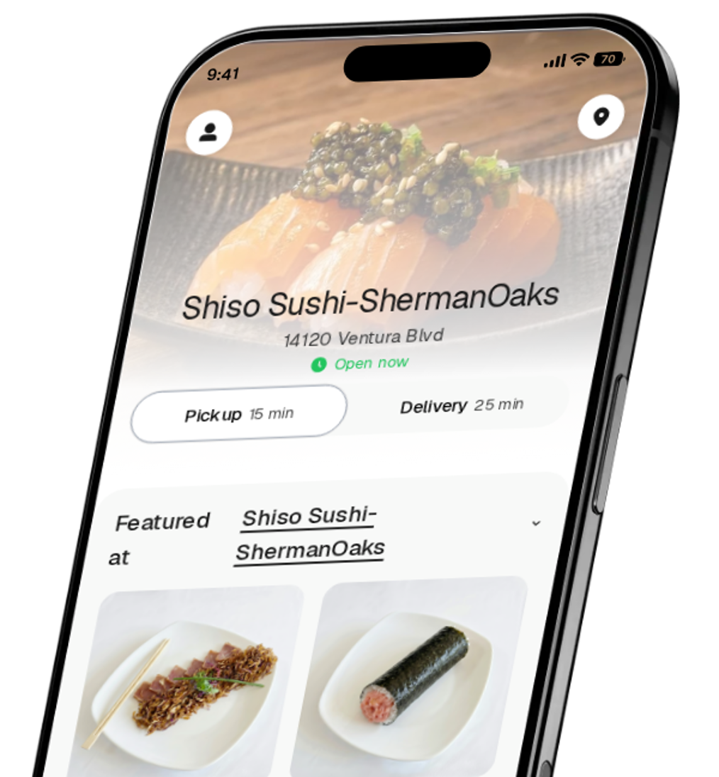 Shiso Sushi-ShermanOaks app preview