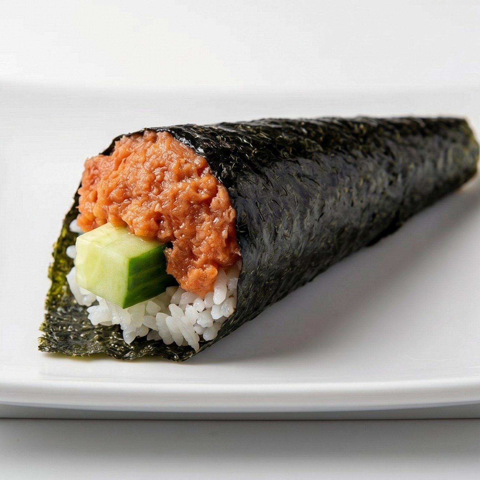 Spicy Tuna Hand Roll.